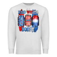 Oatmeal Heather red white and boozy Premium Sweatshirt - JahusDesignShop