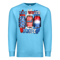 Ocean Blue red white and boozy Premium Sweatshirt - JahusDesignShop