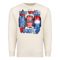 Sandshell red white and boozy Premium Sweatshirt - JahusDesignShop