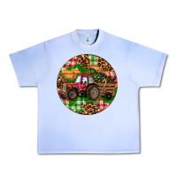 Grape Ice Christmas Farm Red Tractor Urban Heavy Tee - RanaPortraitStore
