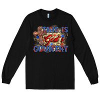 Black this is god's country Long Sleeve Tee - Zillion Design Studio