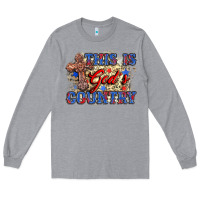 Heather Grey this is god's country Long Sleeve Tee - Zillion Design Studio