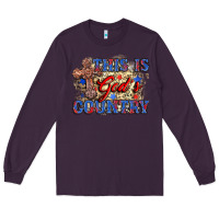 Plum this is god's country Long Sleeve Tee - Zillion Design Studio