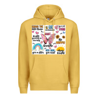 Antique Gold positive affirmations Premium Hoodie - MaliasSmallBusiness