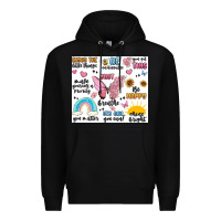 Black positive affirmations Premium Hoodie - MaliasSmallBusiness