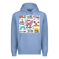 Colony Blue positive affirmations Premium Hoodie - MaliasSmallBusiness