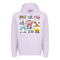 Lilac positive affirmations Premium Hoodie - MaliasSmallBusiness