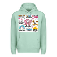 Seafoam positive affirmations Premium Hoodie - MaliasSmallBusiness