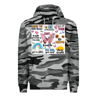 Slate Camo positive affirmations Premium Hoodie - MaliasSmallBusiness