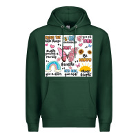 Sports Green positive affirmations Premium Hoodie - MaliasSmallBusiness
