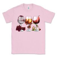 Bubblegum Pink hallothanksmas halloween thanksgiving  christmas wine Classic Tee - FaDigitalArtStudio