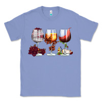 Colony Blue hallothanksmas halloween thanksgiving  christmas wine Classic Tee - FaDigitalArtStudio