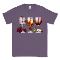 Lavender hallothanksmas halloween thanksgiving  christmas wine Classic Tee - FaDigitalArtStudio
