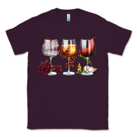 Plum hallothanksmas halloween thanksgiving  christmas wine Classic Tee - FaDigitalArtStudio