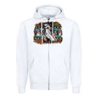 White cowgirl Zipper Hoodie - SublimationCraftShop