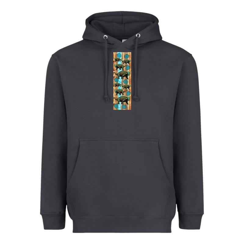 Dinosaur Ankylosaurus Pen Wrap Heavyweight Hoodie by Artiststas | Teevron