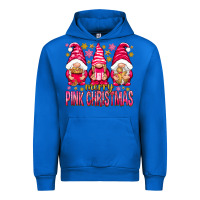 Cobalt Merry pink Christmas gnomes Urban Hoodie - NancyCooperArtShop
