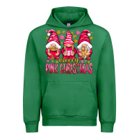 Emerald Merry pink Christmas gnomes Urban Hoodie - NancyCooperArtShop