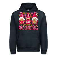 Merry Pink Christmas Gnomes Urban Hoodie | Teevron