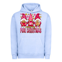 Pigment Grape Ice Merry pink Christmas gnomes Urban Hoodie - NancyCooperArtShop