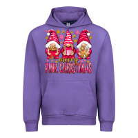 Tulip Merry pink Christmas gnomes Urban Hoodie - NancyCooperArtShop