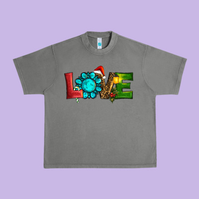 Western Gemstone Christmas Love Urban Heavy Tee Designed By Ranaportraitstore