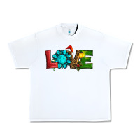 White Western Gemstone Christmas Love Urban Heavy Tee - RanaPortraitStore
