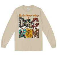 Mushroom kinda busy being a dog mom Long Sleeve Tee - texasbilliewilder