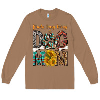 Toasted Coconut kinda busy being a dog mom Long Sleeve Tee - texasbilliewilder