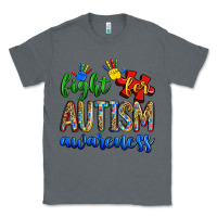 Charcoal Heather fight for autism awareness Classic Tee - Zillion Design Studio
