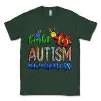 Sports Green fight for autism awareness Classic Tee - Zillion Design Studio