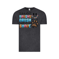 Vintage Black if you dont brushy brush i will shavey shave Vintage Tee - MaliasSmallBusiness