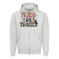 Dove Grey Tequila Zipper Hoodie - CowhideDigitalArt
