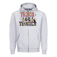 Heather Grey Tequila Zipper Hoodie - CowhideDigitalArt