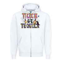 White Tequila Zipper Hoodie - CowhideDigitalArt
