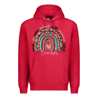 Cardinal teacher rainbow Premium Hoodie - MaliasSmallBusiness