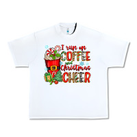White i run on coffee and christmas cheer Urban Heavy Tee - Zillion Design Studio
