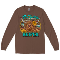 Chestnut Highland Heifer Western Long Sleeve Tee - RanaPortraitStore