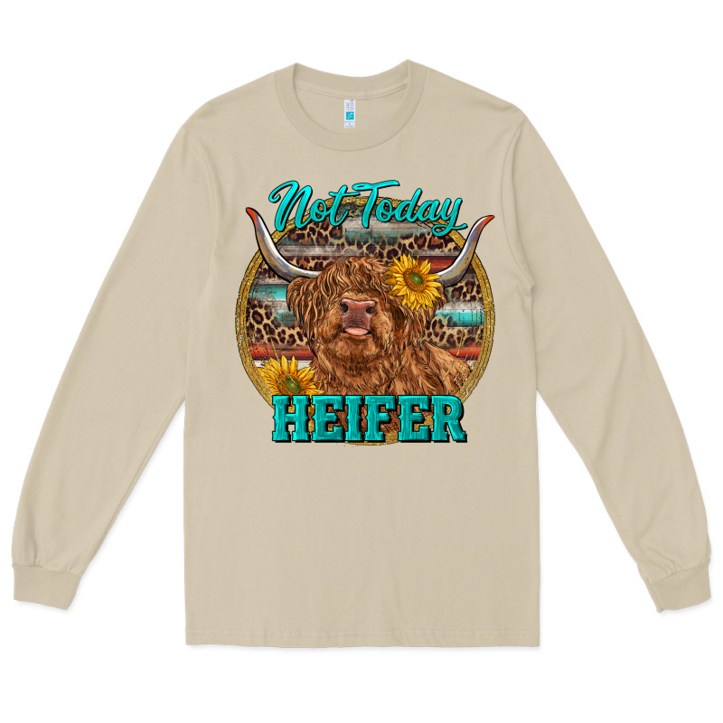 Highland Heifer Western Long Sleeve Tee by RanaPortraitStore | Teevron