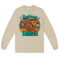 Mushroom Highland Heifer Western Long Sleeve Tee - RanaPortraitStore