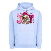 Pigment Grape Ice Pink Christmas Joy skeleton Urban Hoodie - NancyCooperArtShop