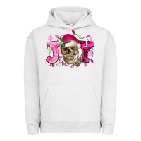 Pigment Lunar Rock Pink Christmas Joy skeleton Urban Hoodie - NancyCooperArtShop