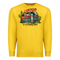 Lemon camping is my happy place Premium Sweatshirt - JahusDesignShop