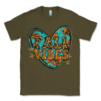 Army Green fall vibes heart Classic Tee - RanaPortraitStore