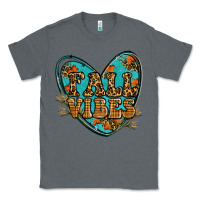 Charcoal Heather fall vibes heart Classic Tee - RanaPortraitStore