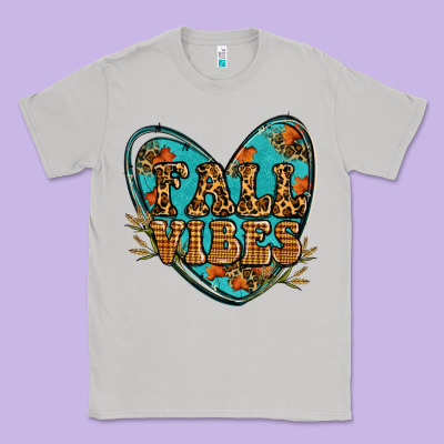 Fall Vibes Heart Classic Tee Designed By Ranaportraitstore