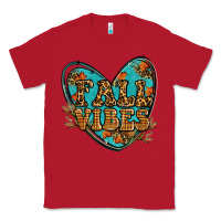 Red fall vibes heart Classic Tee - RanaPortraitStore
