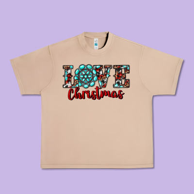 Western Gemstone Christmas Love Urban Heavy Tee Designed By Ranaportraitstore
