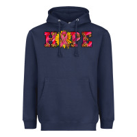 Navy hope sunflower and ribbon Heavyweight Hoodie - AdoDesignShop