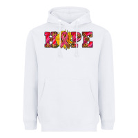 White hope sunflower and ribbon Heavyweight Hoodie - AdoDesignShop